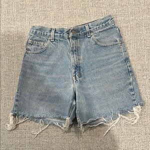 Vintage Sonoma Women's Denim Frayed Shorts